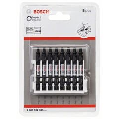  Schrauberbits Impact Control mit Doppelklinge, PH-T Bosch Impact Control Schrauberbit-Set, 8-tlg., für Schlagschrauber 12377047