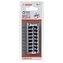  Impact Control Pozidriv TicTac-Boxen Bosch Impact Control Insert Bit Pack (8XPZ3), für Schraubendreher 12377075
