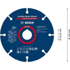  EXPERT Carbide Multi Wheel Trennscheiben Bosch EXPERT Carbide Multi Wheel Trennscheibe, 125 mm, 22,23 mm, für kleine Winkelschleifer 12377159