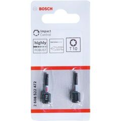  Schrauberbit-Packs Impact Control Internal Torx Bosch Impact Control T10-Schrauberbits, 2‑teilig, für Schraubendreher 12377069