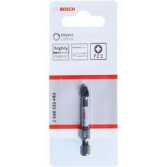  Schrauberbit-Packs Impact Control Pozidriv Bosch Impact Control PZ2-Power-Bit, 1‑teilig, für Schraubendreher 12377058