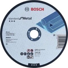  Standard for Metal Trennscheiben mit gerader Ausführung, 22,23-mm-Bohrung für große Winkelschleifer Bosch Trennscheibe gerade, Standard for Metal Straight 180 mm, 22.23 mm 12377233
