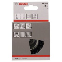  Gewellte Topfbürste Clean for Metal für Bohrer Bosch Topfbürste 70 x 0,2 mm, gewellter Stahldraht, für Dreh- und Schlagbohrer 12377436