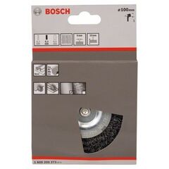  Gewellte Scheibenbürsten Clean for Metal für Bohrmaschinen Bosch Scheibenbürste 100 x 0,3 mm, gewellter Stahldraht, für Dreh- und Schlagbohrer 12377449