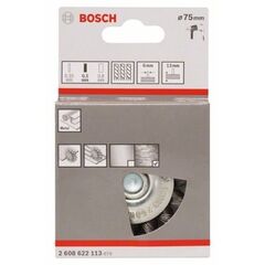  Gezopfte Scheibenbürsten Heavy for Metal für Bohrmaschinen Bosch Scheibenbürste 75 x 0,5 mm, gezopfter Stahldraht, für Dreh- und Schlagbohrer 12377444
