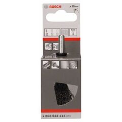  Clean for Metal Gewellte Pinselbürste für Bohrer Bosch Pinselbürste, 15 x 0,2 mm, gewellter Stahldraht, für Dreh- und Schlagbohrer 12377467