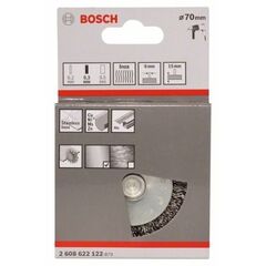  Gewellte Scheibenbürsten Clean for Inox für Bohrmaschinen Bosch Scheibenbürste 70 x 0,3 mm, gewellter rostfreier Stahldraht, für Dreh- und Schlagbohrer 12377456