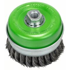  Gezopfte Topfbürsten Heavy for Inox für Winkelschleifer Bosch Topfbürste 100 mm, gezopfter rostfreier Stahldraht, für kleine Winkelschleifer 12377412