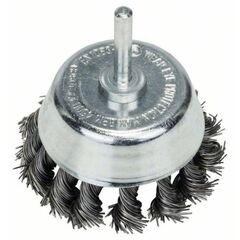  Gezopfte Topfbürsten Heavy for Metal für Bohrer Bosch Topfbürste 65 x 0,5 mm, gezopfter Stahldraht, für Dreh- und Schlagbohrer 12377434