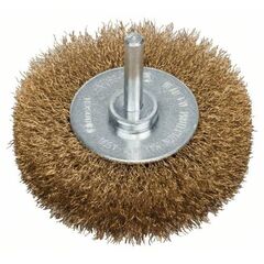  Scheibenbürsten für Bohrmaschinen, gewellter Draht, vermessingt Bosch Scheibenbürste 75 x 0,2 mm, gewellter Draht, vermessingt, für Dreh- und Schlagbohrer 12377461