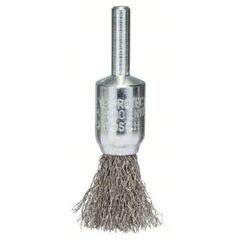  Clean for Inox Gewellte Pinselbürste für Bohrer Bosch Pinselbürste, 15 x 0,2 mm, gewellter Draht, Edelstahl, für Dreh- und Schlagbohrer 12377470