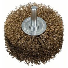  Scheibenbürsten für die Holzstrukturierung für Bohrer, vermessingt Bosch Scheibenbürste 80 x 0,2 mm, gewellter Draht, vermessingt, für Dreh- und Schlagbohrer 12377462