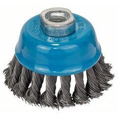  Gezopfte Topfbürsten Heavy for Metal mit M14-Gewinde für Winkelschleifer Bosch Topfbürste, 75 mm, gezopfter Stahldraht, für kleine Winkelschleifer 12377403