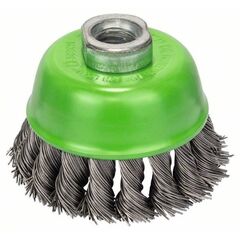  Gezopfte Topfbürsten Heavy for Inox für Winkelschleifer Bosch Topfbürste 75 mm, gezopfter rostfreier Stahldraht, für kleine Winkelschleifer 12377411