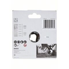  Gezopfte Scheibenbürsten Heavy for Metal für X-LOCK Winkelschleifer Bosch X-LOCK Scheibenbürste 115 mm, gezopfter Stahldraht, für kleine Winkelschleifer 12377421