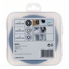  X-LOCK Schneid‑ und Schleifset Bosch X-LOCK Trenn- und Fächerschleifscheiben-Set, 125 mm, CMW, für kleine Winkelschleifer 12372253