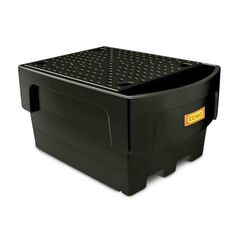  IBC-Auffangwannen aus PE Cemo IBC-Auffangwanne 1100/1-PE, m. PE-Lochplatte, 146 x 117 x 88 cm 12383467