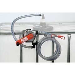  305 - Chemie- / AdBluepumpen Cemo Kurbelpumpe f. AdBlue/DEF/ARLA 32 m. PVC-Schlauch 3m 12385167