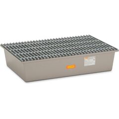  105 - Auffangwannen GFK Cemo GFK-Auffangwanne 220/2 l m. GFK-Gitterrost, m. Zulassung, 128x85x29 cm 12383700