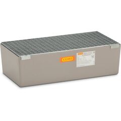  105 - Auffangwannen GFK Cemo GFK-Auffangwanne 65 l m. verz. Gitterrost, m. Zulassung, 82x42x24 cm 12383680