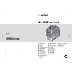  Messtechnik Linienlaser Bosch Linienlaser GLL 3-80, mit 4 x 1,5 V-LR6-Batterie 12369559