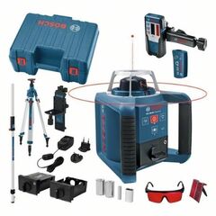  Messtechnik Rotationslaser Bosch Rotationslaser GRL 300 HV, mit RC 1, WM 4, LR 1, BT 300 HD und GR 240 12369557
