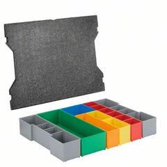  Kleinteileaufbewahrung Bosch Boxen für Kleinteileaufbewahrung inset box Set 13 Stück, Passend zur L-BOXX 102 12369684