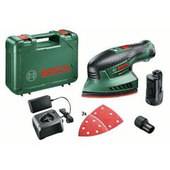  12-V-POWER FOR ALL-Akkusystem Bosch Akku-Multischleifer EasySander 12, mit 2 x PBA 12V 2.5 Ah Akku 12377486