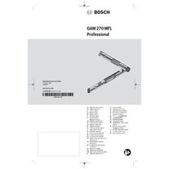  Winkel- und Neigungsmesser Bosch Winkelmesser GAM 270 MFL 12369604