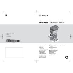 18-V-POWER FOR ALL-Akkusystem Bosch Oberfräse AdvancedTrimRouter 18V-8 12377570