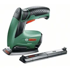 Akku-Geräte Kabelfreie Helfer für Haus und Garten Bosch Akku-Tacker PTK 3,6 LI Office Set 12377596