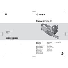  Gartengeräte Kettensägen Bosch Akku-Kettensäge UniversalChain 18, mit 1 x PBA 18 V 2.5 Ah Akku 12377519