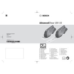  Strauch- und Grasscheren Bosch Akku-Strauch- und -Grasscheren-Set AdvancedShear 18V-10, Solo 12377520