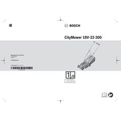  18-V-POWER FOR ALL-Akkusystem Bosch Akku-Rasenmäher CityMower 18V-32-300: 1x Akkupack PBA 18V 4.0Ah W-C, Ladegerät 12377521