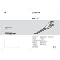  Gartensauger/Laubbläser Bosch Akku-Laubbläser ALB 18 LI, mit 1 x PBA 18V 2.5 Ah Akku, Ladegerät 12377554
