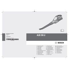  36V POWER FOR ALL-Akkusystem Bosch Akku-Laubbläser ALB 36 LI 12377802