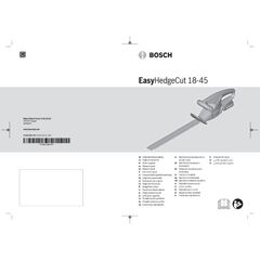 Gartengeräte Heckenscheren Bosch Akku-Heckenschere EasyHedgeCut 18-45: 1 Akkupack PBA 18V 2.0Ah V-A 12377799