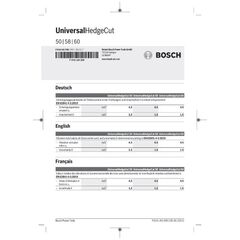  Gartengeräte Heckenscheren Bosch Heckenschere UniversalHedgeCut 50 12377848