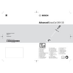  36V POWER FOR ALL-Akkusystem Bosch Akku-Rasentrimmer AdvancedGrassCut 36V-33 12377818
