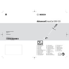  36V POWER FOR ALL-Akkusystem Bosch Akku-Rasentrimmer AdvancedGrassCut 36V-33 12377818