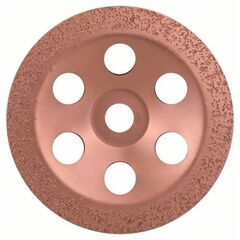  Carbide-Schleifköpfe, 22,23-mm-Bohrung für große Winkelschleifer Bosch Carbide-Topfscheibe, für große Winkelschleifer mit Spannmutter 12377393