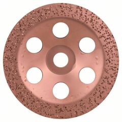  Carbide-Schleifköpfe, 22,23-mm-Bohrung für große Winkelschleifer Bosch Carbide-Topfscheibe, für große Winkelschleifer mit Spannmutter 12377392
