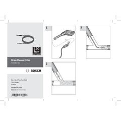  Aquatak Schläuche und Rinnenreiniger Bosch Rohrreiniger, 10 m (130 bar), Systemzubehör 12377963