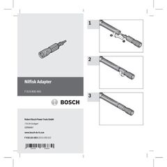  Aquatak Filter und Adapter Bosch Adapter für Nilfisk-Niederdruck-Zubehör, Systemzubehör 12377959