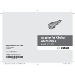  Aquatak Filter und Adapter Bosch Adapter für Kärcher Zubehör, Systemzubehör für Bosch Aquatak-Serie 12377956