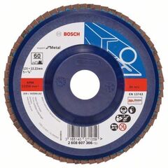  X551 Expert for Metal Fächerschleifscheiben, gerade Version, Kunststoff Bosch Fächerschleifscheibe X551, Expert for Metal, für kleine Winkelschleifer 12376085