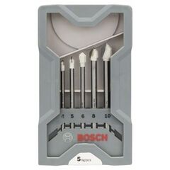  Fliesenbohrer CYL-9 SoftCeramic Bohrer-Sets Bosch 5-tlg. CYL-9 Ceramic Fliesenbohrer-Set, 4–10 mm, für Dreh- und Schlagbohrer 12370340