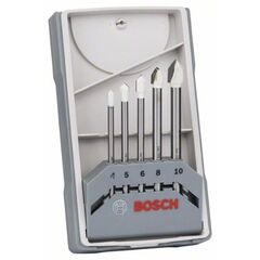  CYL-9 SoftCeramic Bohrer-Sets Bosch 5-tlg. CYL-9 Ceramic Fliesenbohrer-Set, 4–10 mm, für Dreh- und Schlagbohrer 12370340