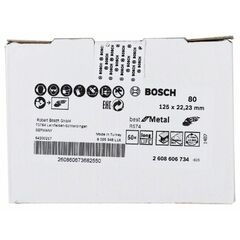 R574 Best for Metal Fiberschleifscheiben für kleine Winkelschleifer Bosch Fiberschleifscheibe R574, Best for Metal, für kleine Winkelschleifer 12376014