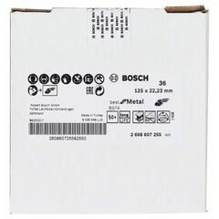  R574 Best for Metal Fiberschleifscheiben für kleine Winkelschleifer Bosch Fiberschleifscheibe R574, Best for Metal, für kleine Winkelschleifer 12376024
